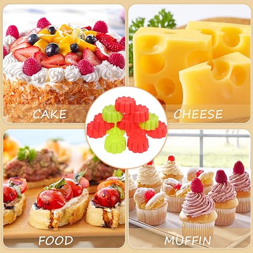 Miniatura 4 de BESTonZON Copas de silicona para magdalenas de girasol, 12 unidades, reutilizables, antiadherentes, resistentes al calor, para horno, microondas,