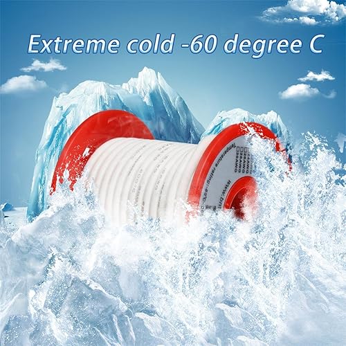 Vista 83 de Bntechgo 18 alambres de silicona suave y flexible, silicona resistente a altas temperaturas, altamente eficiente 18 AWG calibre, 150 hilos