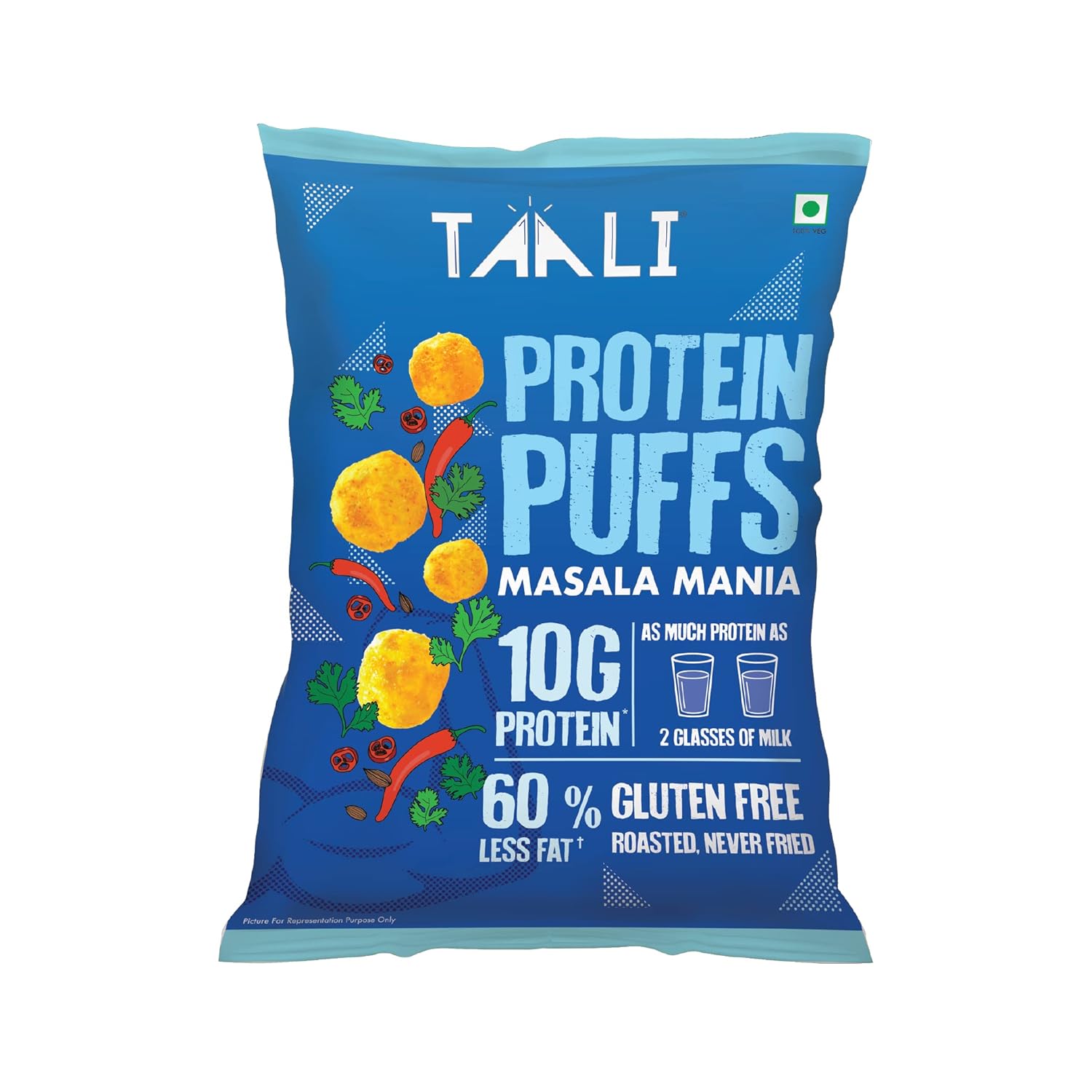 Taali Protein Puffs Snacks Masala Mania Tasty Healthy Snacks Gluten