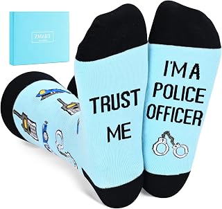 Zmart Funny Gifts for Fireman Pilot - Real Estate Agent Lawyer Librarian Chef Socks