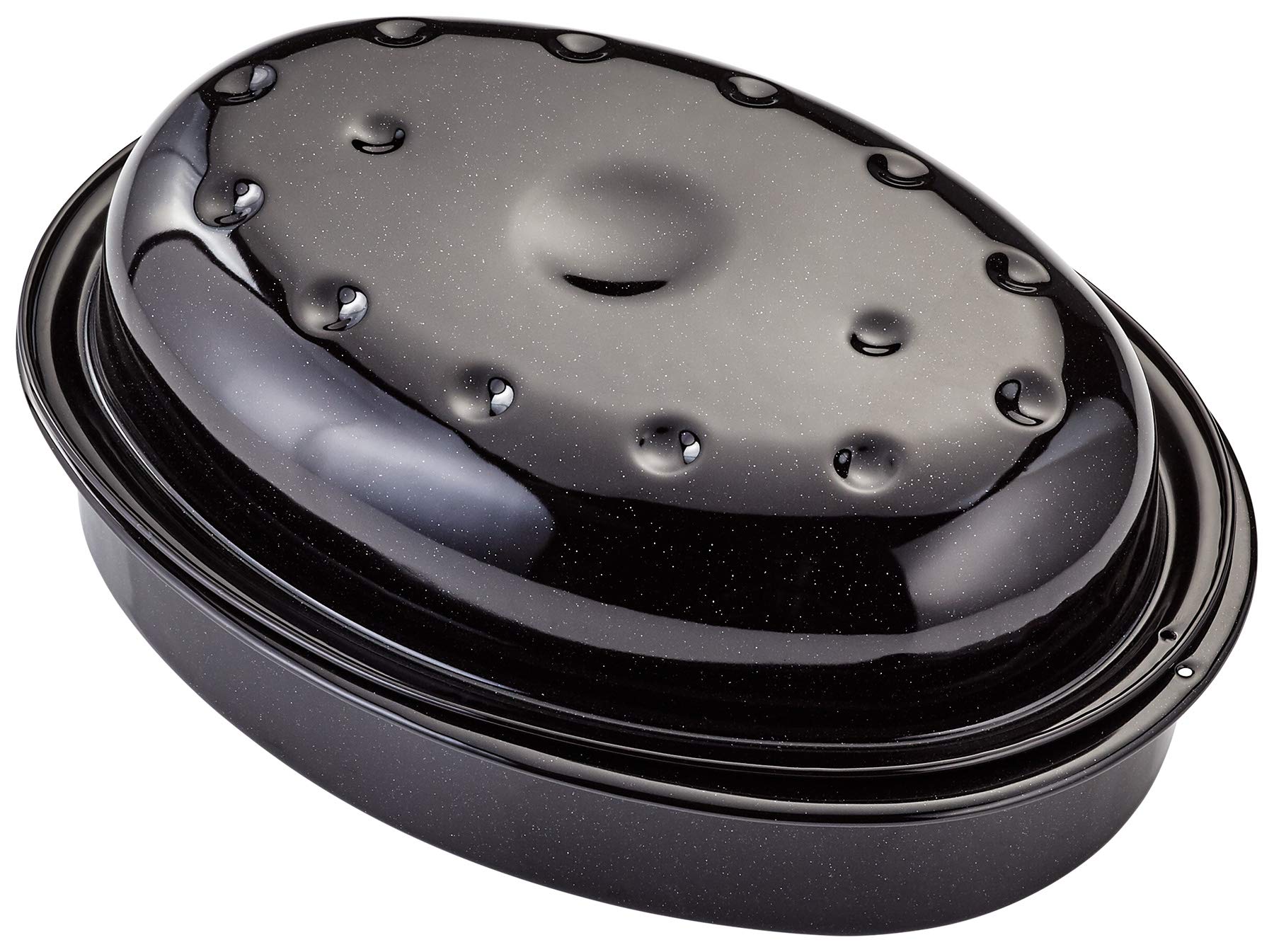 Judge Ovenware Enamel Oval RoasterBlack from B&Q