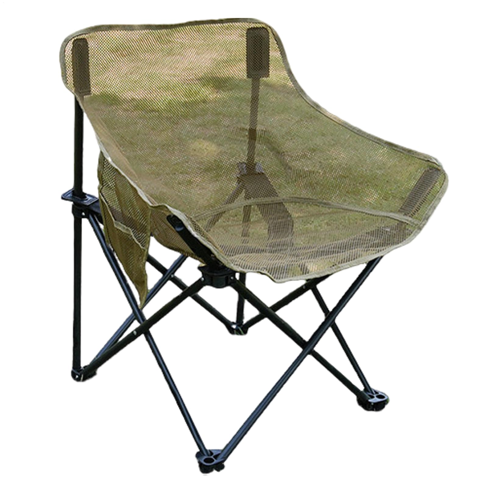 Sedia Pieghevole Da Campeggio Portatile Superfici Della Seduta Allargate, | Resistente Sgabello da Riposo, Attrezzatura da Esterno per Campeggio, Pesca, Trekking, Picnic,