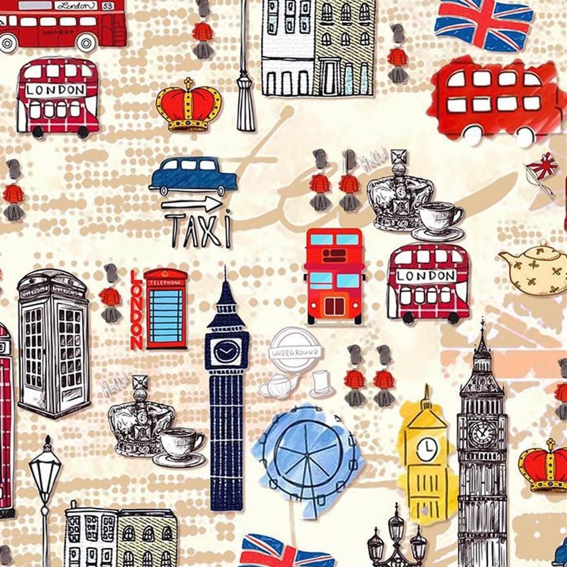Texco 100% Combed Cotton Printed Fabric by the Yard
