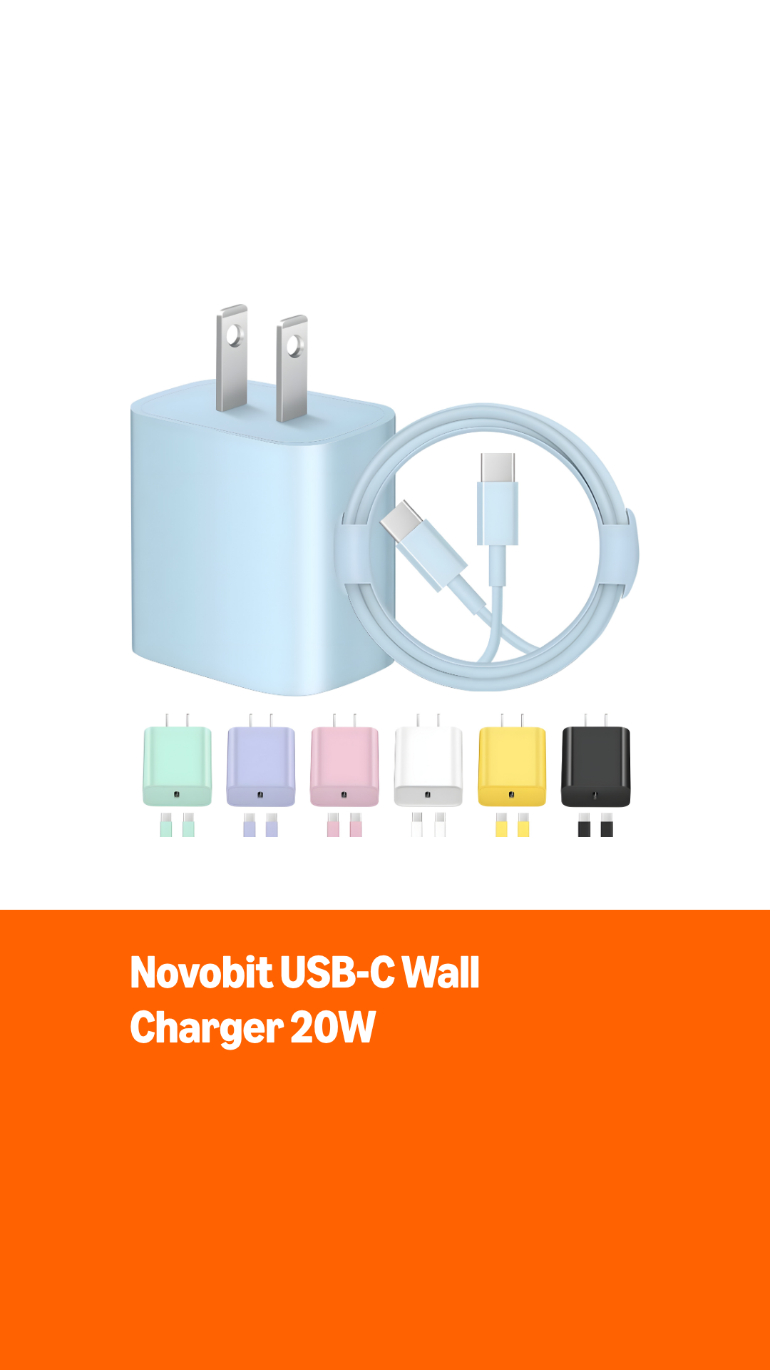 Watch Novobit USB-C Wall Charger 20W on Amazon Live