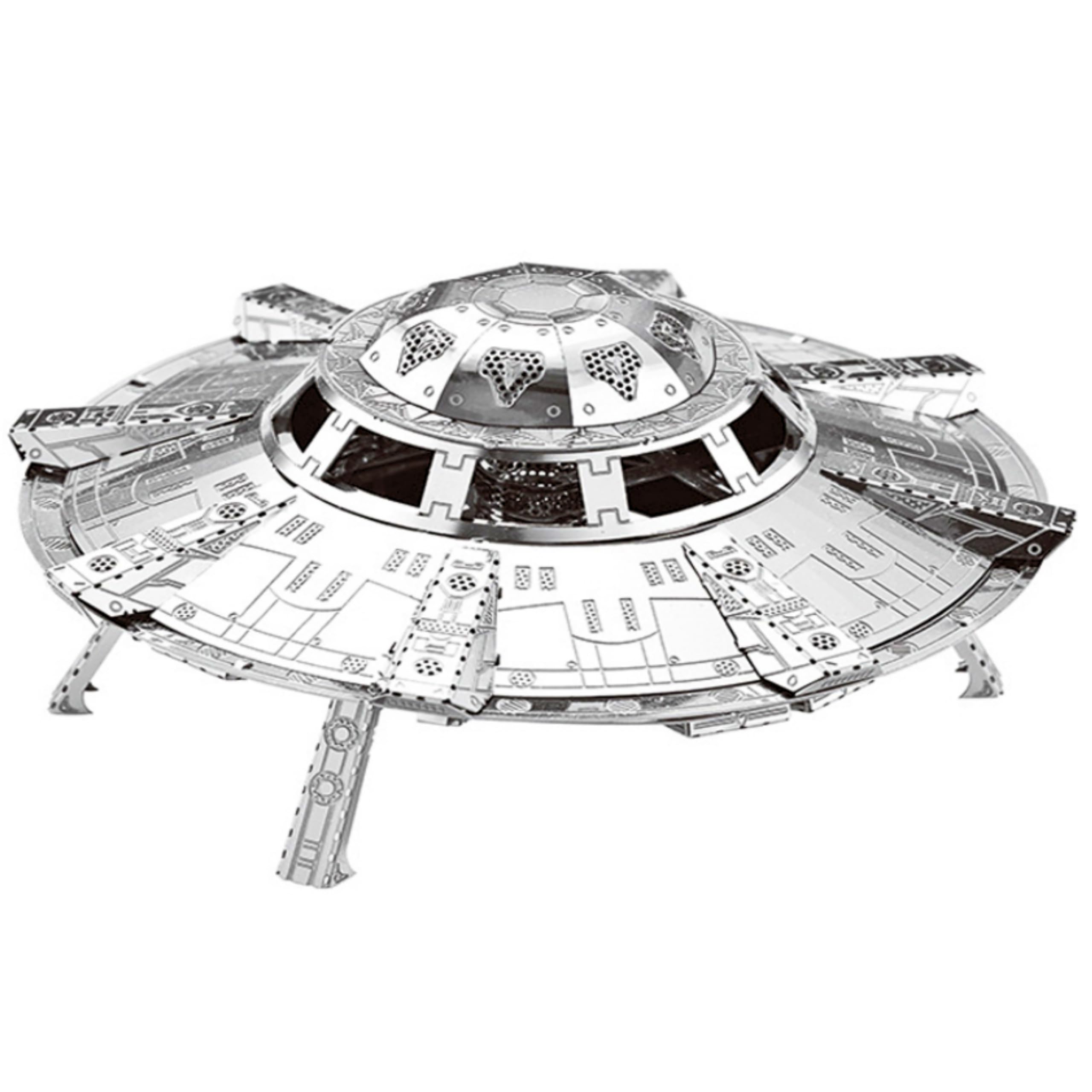 Metal Zone Ovni Puzzle 3D de Metal. Maqueta Ovni de Metal para Montar. Rompecabezas de Metal 3D de Aviones. Puzzle 3D de Metal para Adultos de 7 x 7 x 3,5cm