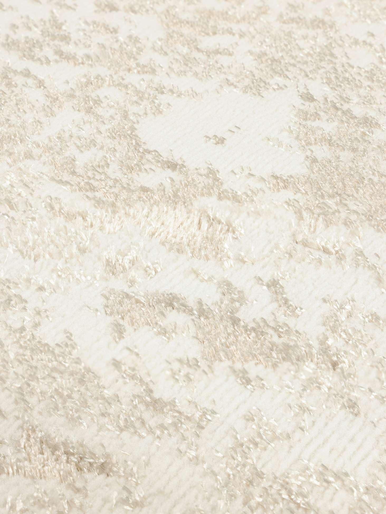 RugVista Sterling, Tapis, Modernes, 200 x 300 cm, Rectangulaire, Poil Moyen, Salle de séjour, Chambre, Nettoyage à Sec Seulement, Blanc/Clair Beige