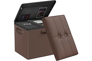 DocSafe Storage Ottoman with Lock: Compact and Secure Storage for Small Spaces