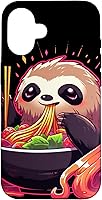 Vista 1 de Sloth Eating Ramen Japanese Noodles Soup Kawaii Case for iPhone 16