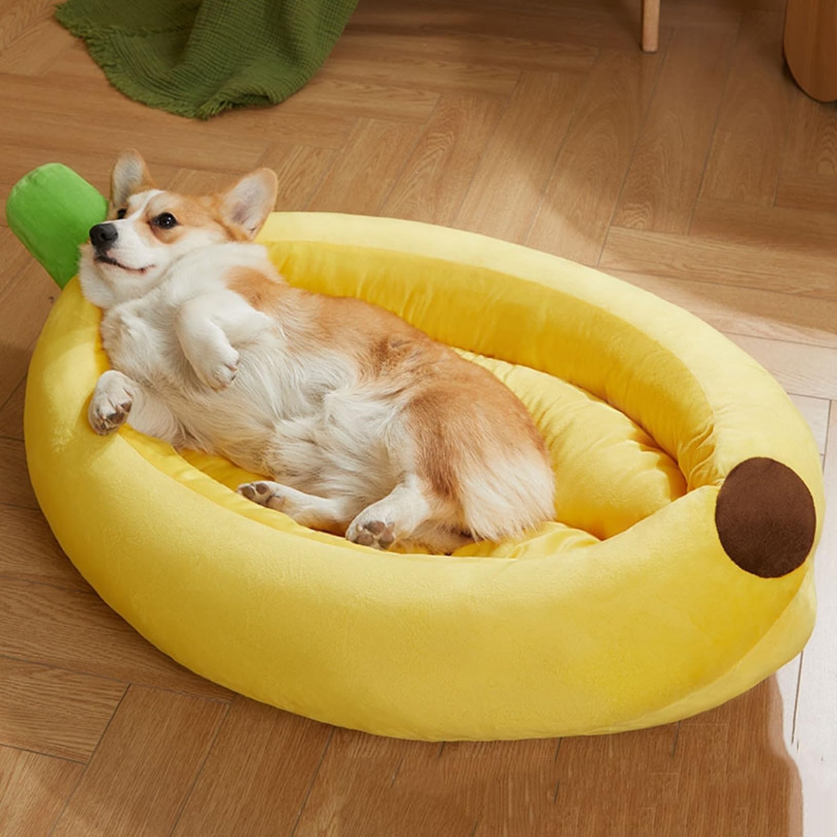 Amazon | ペットベッド 犬 春夏秋冬 バナナ ペットクッション