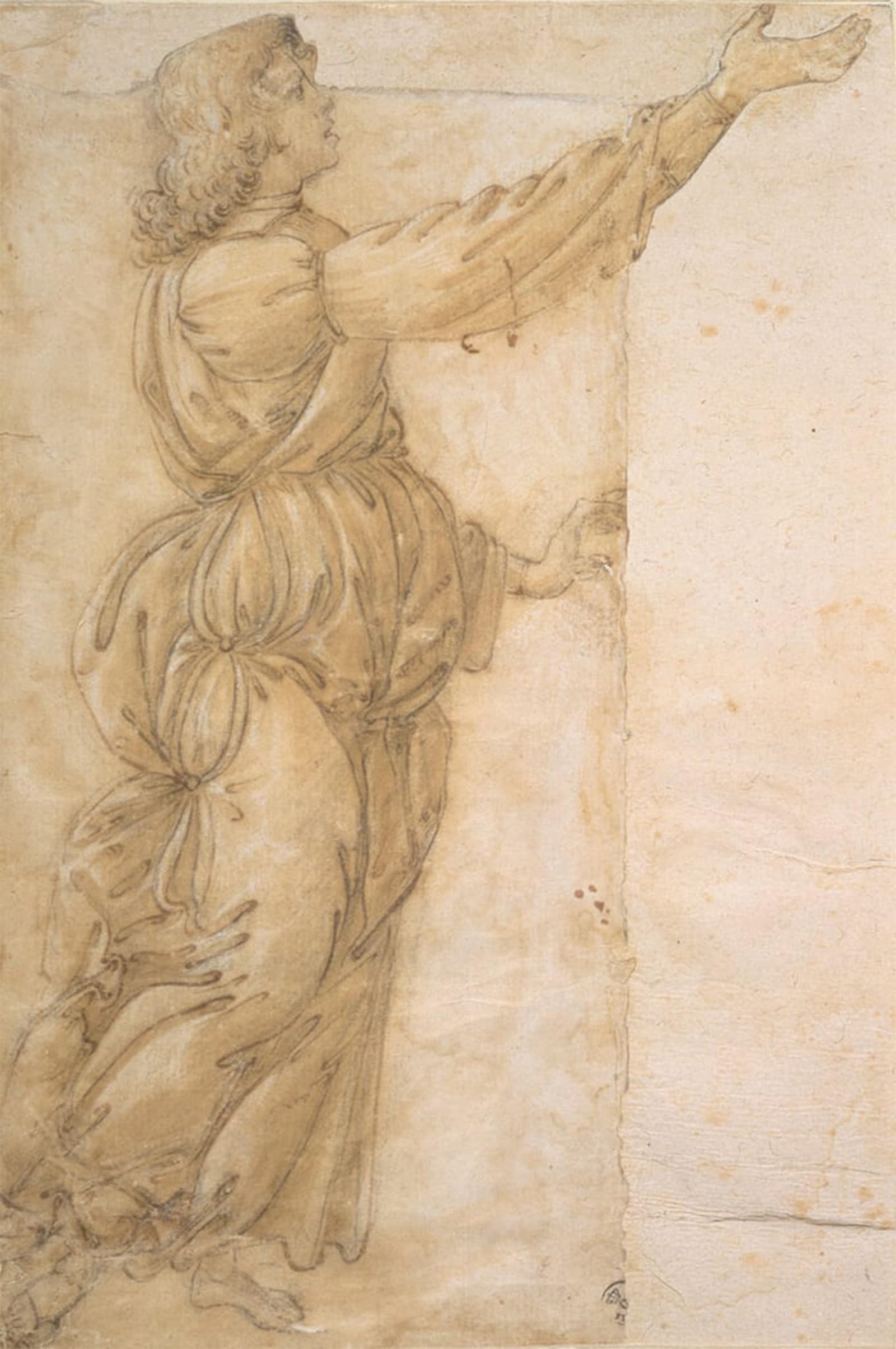 Impresiones de lienzo de 60x90cm del Studio di un angelo de Botticelli para pared 5