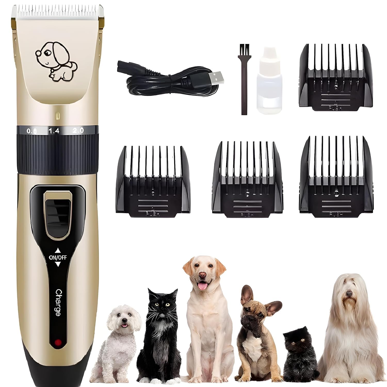 See full amazon price history chart for ZSIGNS Dog Grooming Kit Clippers, Low Noise, Electric Quiet, Rechargeable, Cordless, Pet Hair Thick Coats Clippers Trimmers Set, Suitable for Dogs, Cats, and Other Pets ZSIGNS Dog Grooming Kit Clippers, Low Noise, Electric Quiet, Rechargeable, Cordless, Pet Hair Thick Coats Clippers Trimmers Set, Suitable for Dogs, Cats, and Other Pets (B0CKW9WL86) Amazon Price History, Amazon Price Tracker