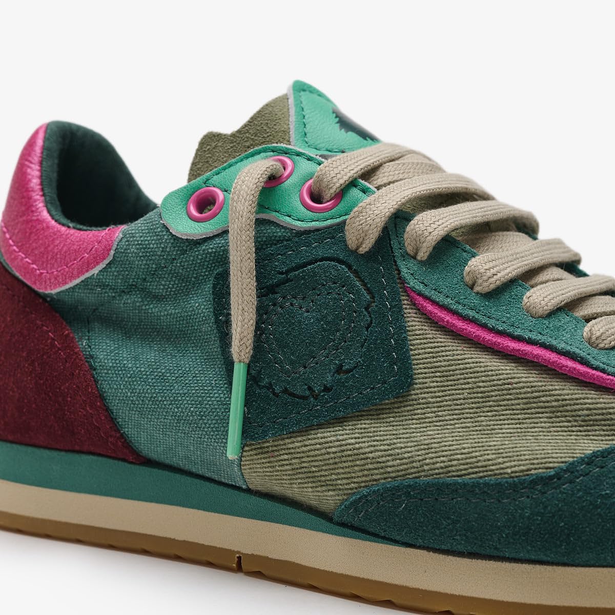 Satorisan - Ensō Gaia - Casual Sneaker Herren und Damen - Vintage Leder und Textil Sportschuhe - Bequem, Nachhaltig und Dauerhaft