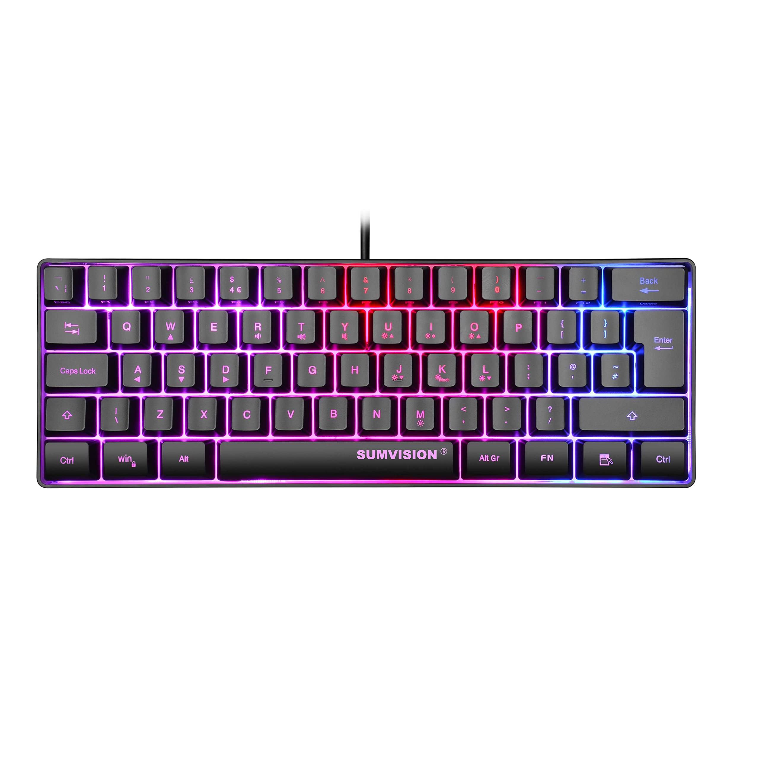 Buy Sumvision Seeker Destroyer 60 Percent Gaming Keyboard Multi