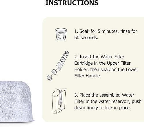 Miniatura 7 de Paquete de 6 filtros de agua compatibles con Keurig, aptos para todas las cafeteras Keurig (suministro de 1 año)