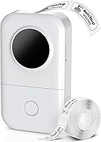 Vista 11 de Phomemo D30 - Etiquetadora portátil con cinta, Bluetooth, con múltiples plantillas disponibles para teléfono inteligente, fácil de usar