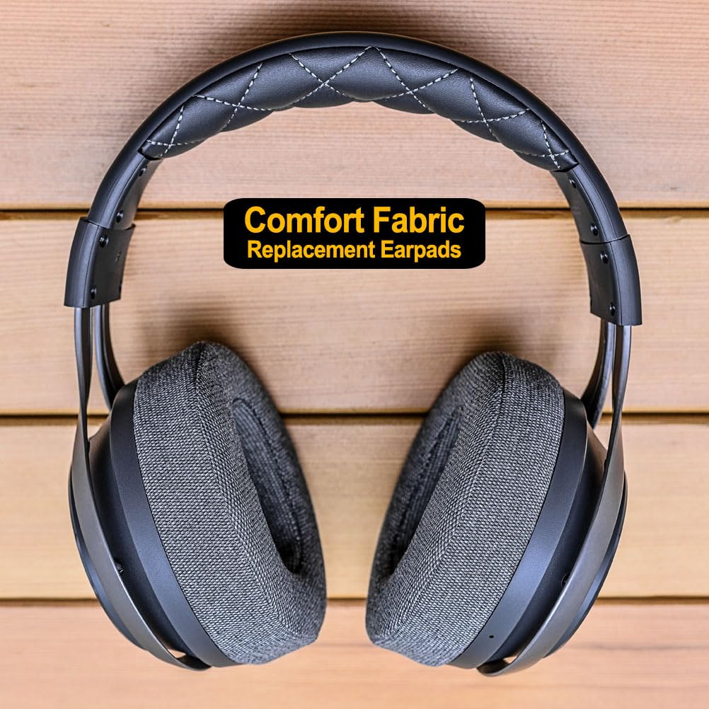 Almohadillas de repuesto compatibles con auriculares LS35X LS50X LS31 LS41 de LTYIVABHTTW I Mejora la durabilidad y el sonido (tela gris cómoda)