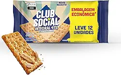 Club Social Biscoito Salgado Integral Embalagem Econômica 288G