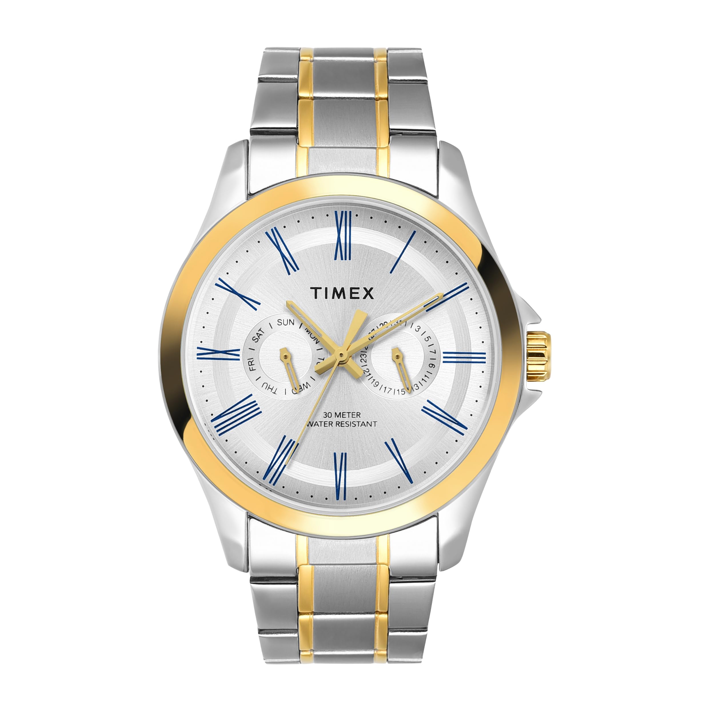 TIMEX Men Stainless Steel Silver Round Analog Dial Watch- Tw000X134, Band Color-Multicolor (B0CQRRV1CF) Amazon Price History, Amazon Price Tracker
