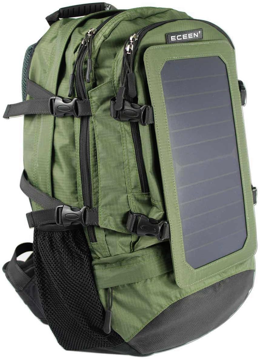 Solar Backpack 7W Solar Panel Charge for Cell Phones and 5V Device Power Supply