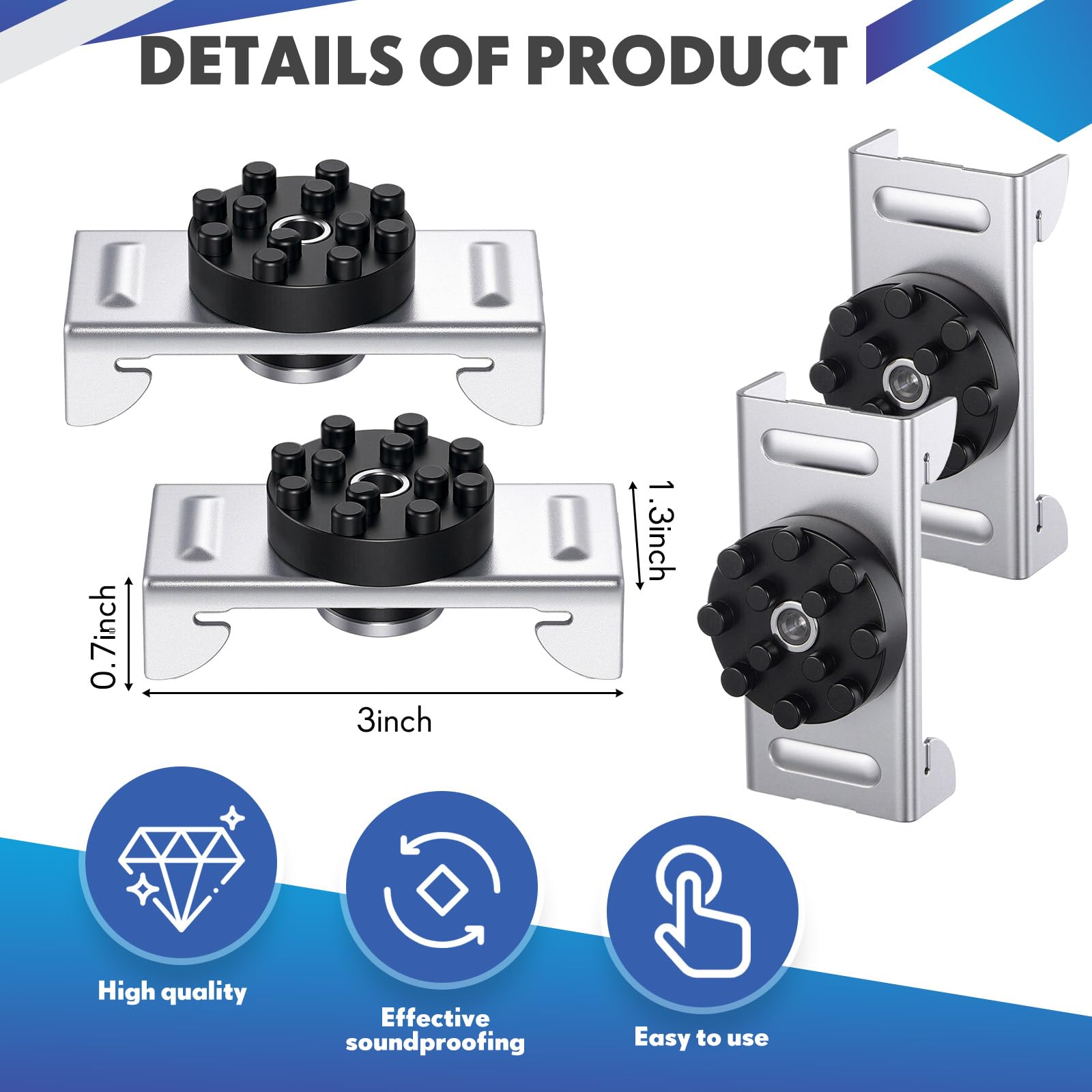 Amazon.com: Zonon 100 Pack Soundproofing Sound Isolation Clips
