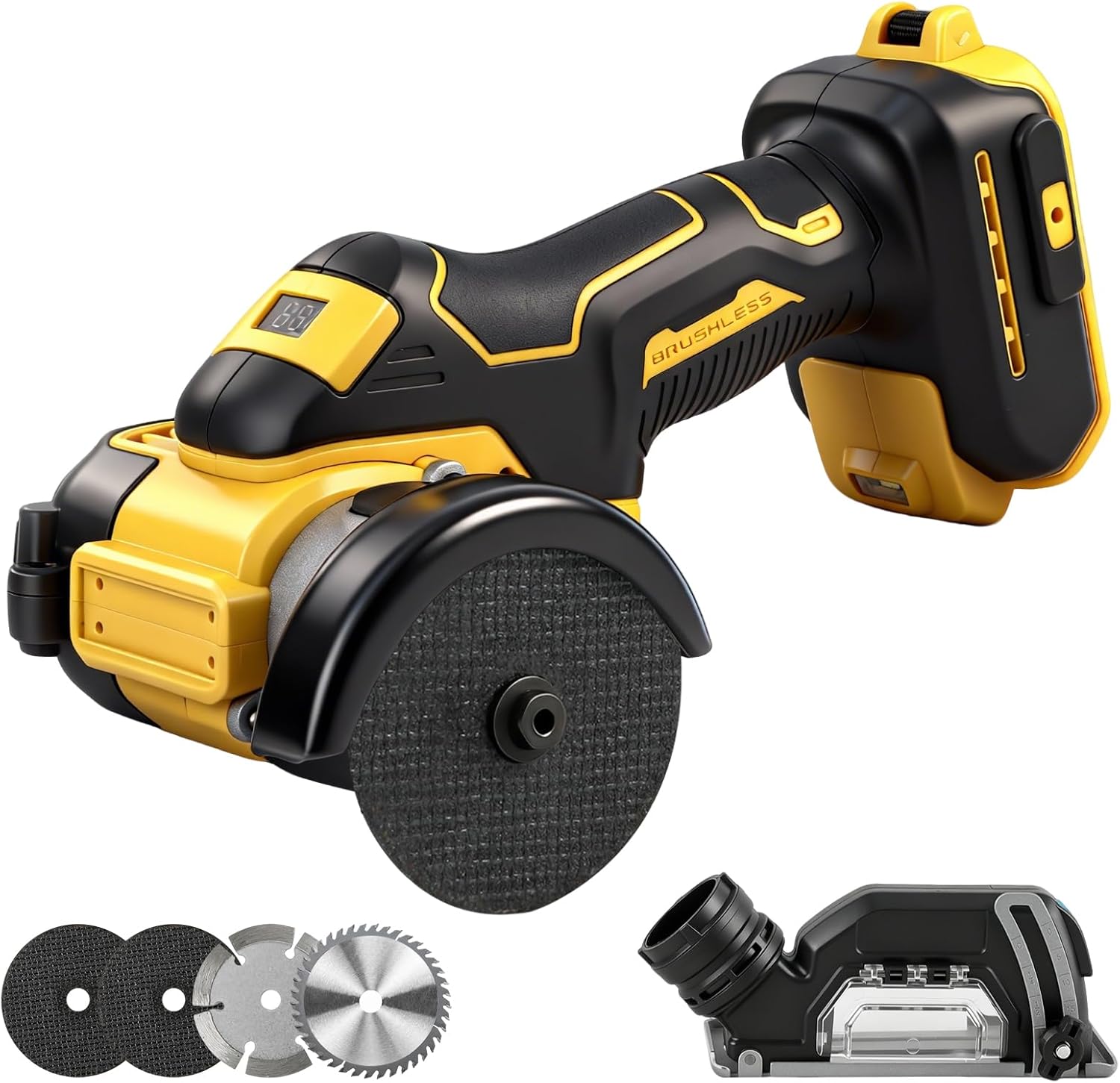 Cordless 3 Inch Cut Off Tool for Dewalt 20V Max Battery (No Battery)