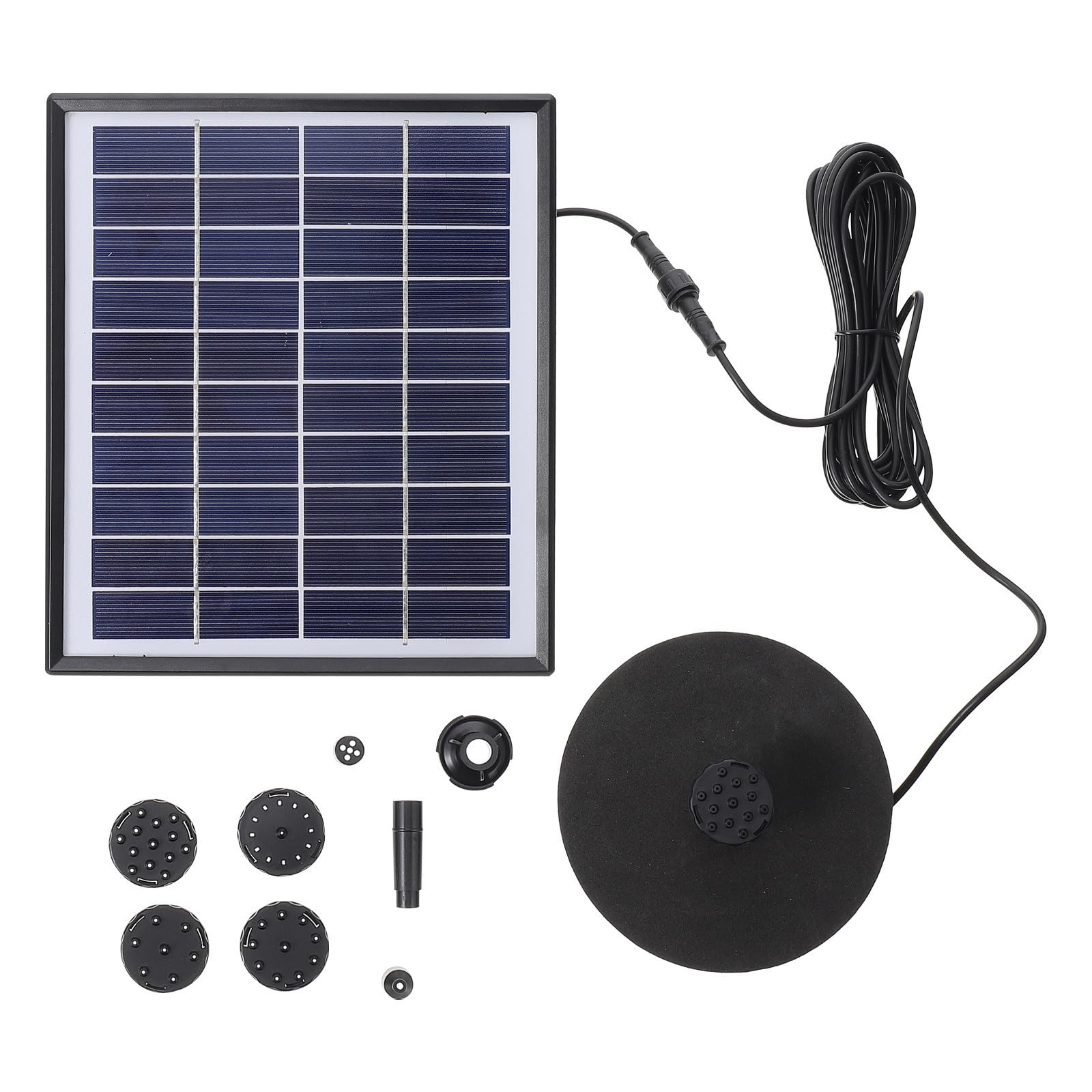 Pompa Solare per Fontana W-380l/h in ABS per Giardino