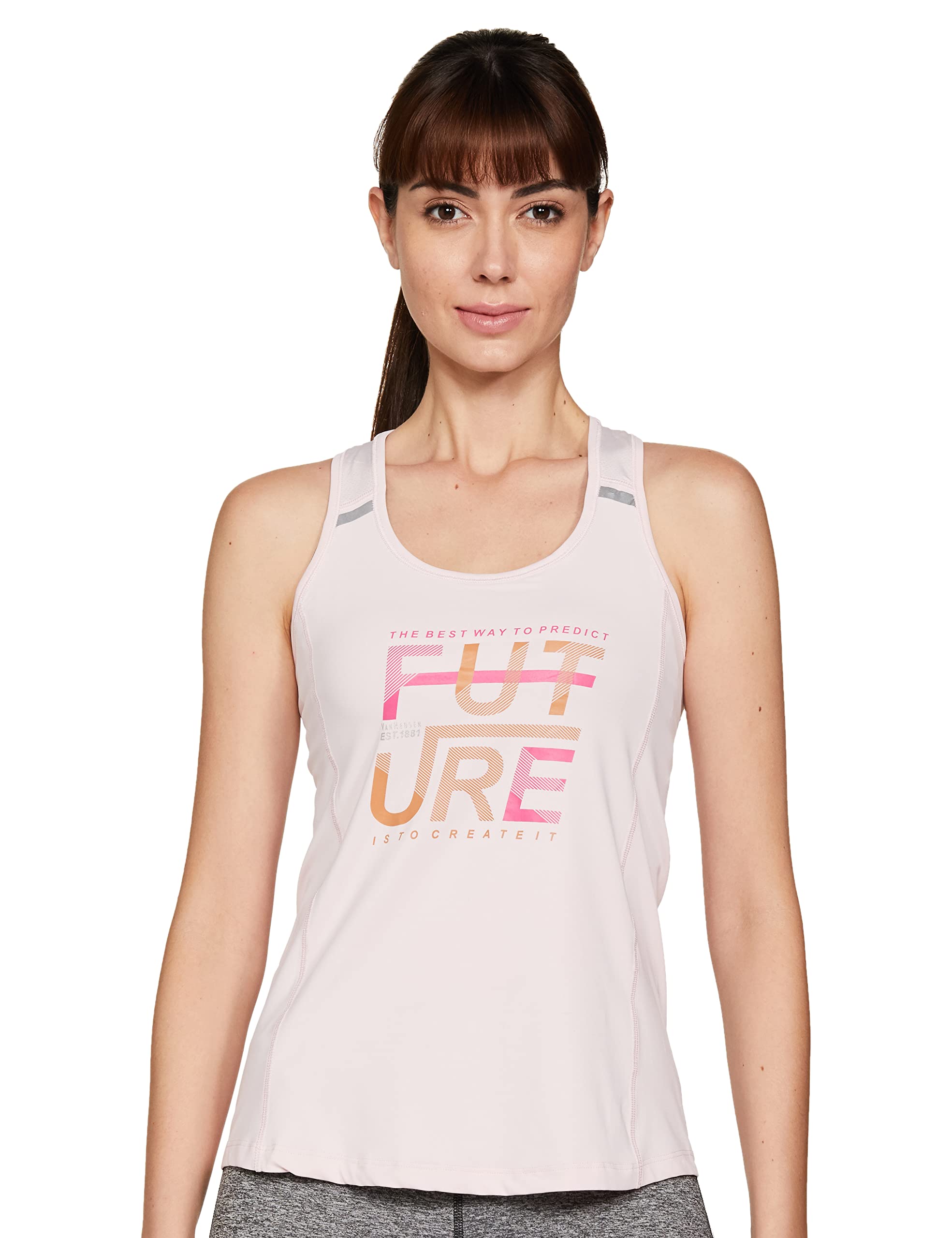 van heusen Proactive Women Racerback Relaxed Fit Tank Relaxed Fit Top - Polyamide Spandex - Mesh Panel, Super Stretchable, Round Neck-picture-20
