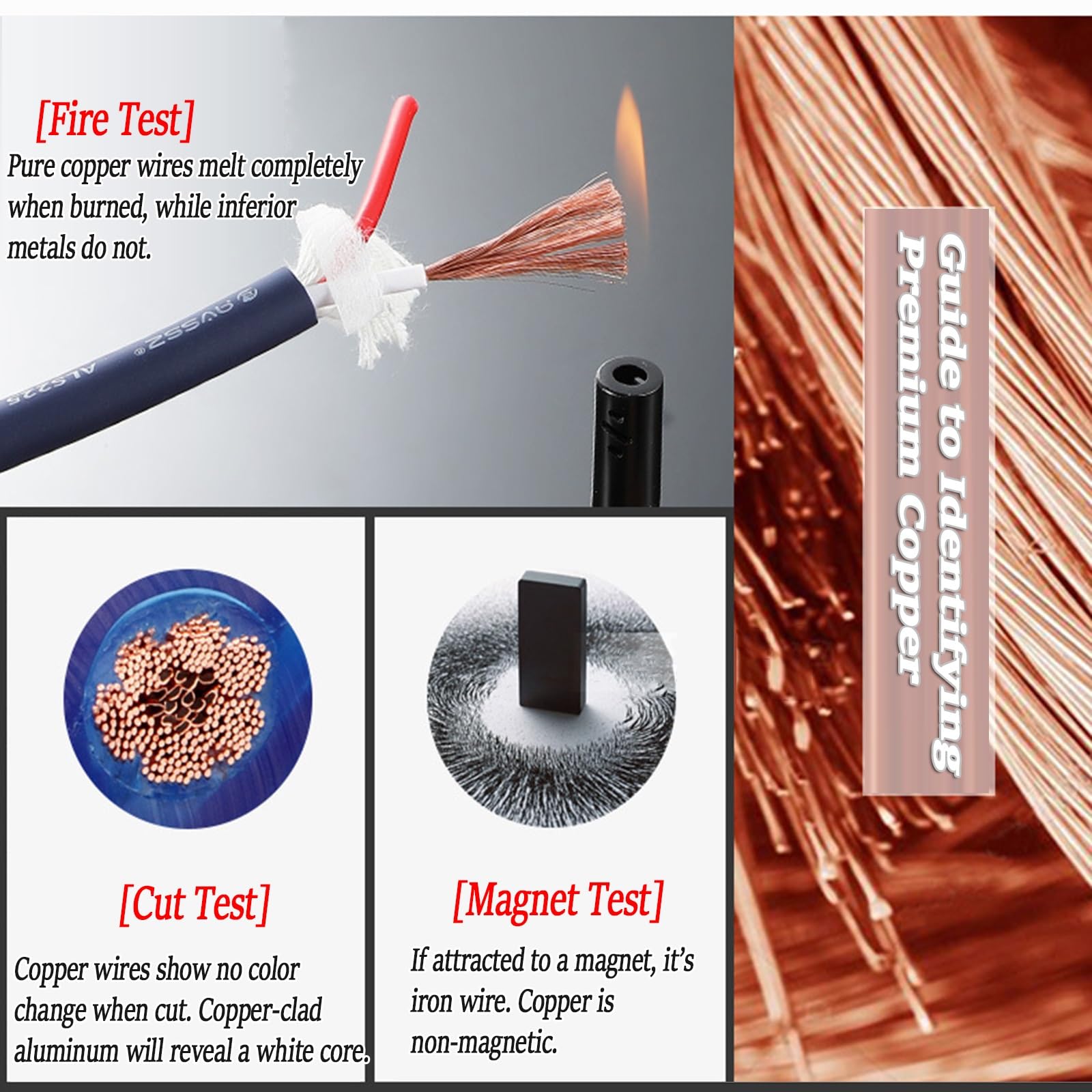 Cable De Altavoz Profesional De 2/4/6/8 Conductores, 10/12/14/16 AWG 4N OFC, Cable De Audio HiFi Con Revestimiento Flexible De PVC For Audio De Estudio, Escenario Y Hogar(100ft,2C-14A)