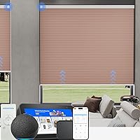 Vista 15 de MYshade Persianas celulares de tamaño personalizado, persianas opacas sin cordones para dormitorio, baño, sala de estar, control de luz, persianas