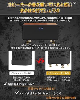 アルミ削り出し スピーカーフット スピーカースパイク 2台分 71Y6a8em5oL._UF350,350_QL80_.jpg