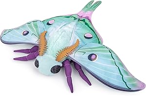 Enchanting Luna Moth Plush: A Lifelike Tapestry of Night's Mystery