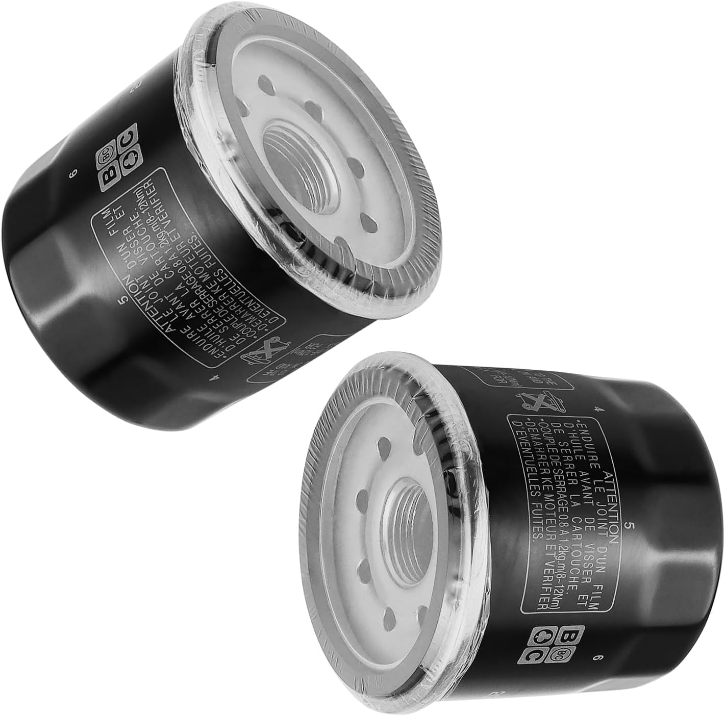 2PCS Oil Filter Replacement for Yamaha Grizzly 350 400 450 660 700 YFM Rhino 700 YXR700 2008-2013 Grizzly 350 auto 2x4 4x4 2007-2014 Grizzly 700 FI auto 4x4 2007-2015 YZF R1 R3 R6