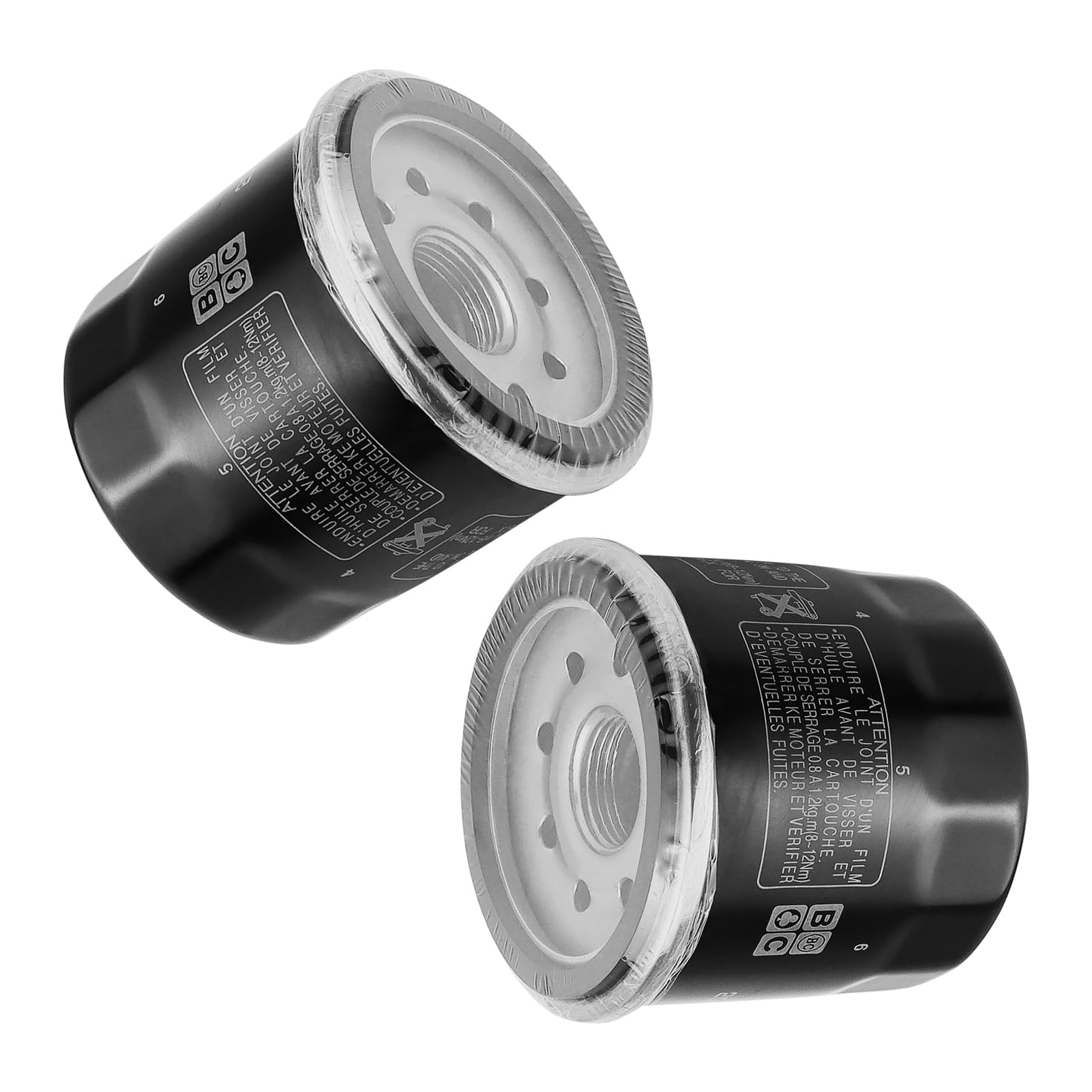 2PCS Oil Filter Replacement for Yamaha Grizzly 350 400 450 660 700 YFM Rhino 700 YXR700 2008-2013 Grizzly 350 auto 2x4 4x4 2007-2014 Grizzly 700 FI auto 4x4 2007-2015 YZF R1 R3 R6