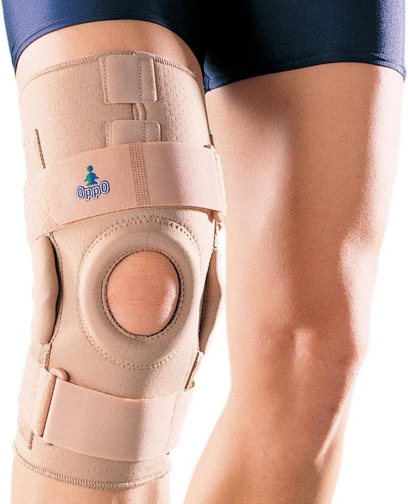 HINGED KNEE SUPPORT Medical Pre / Post Surgery Stabiliser with STAYS by