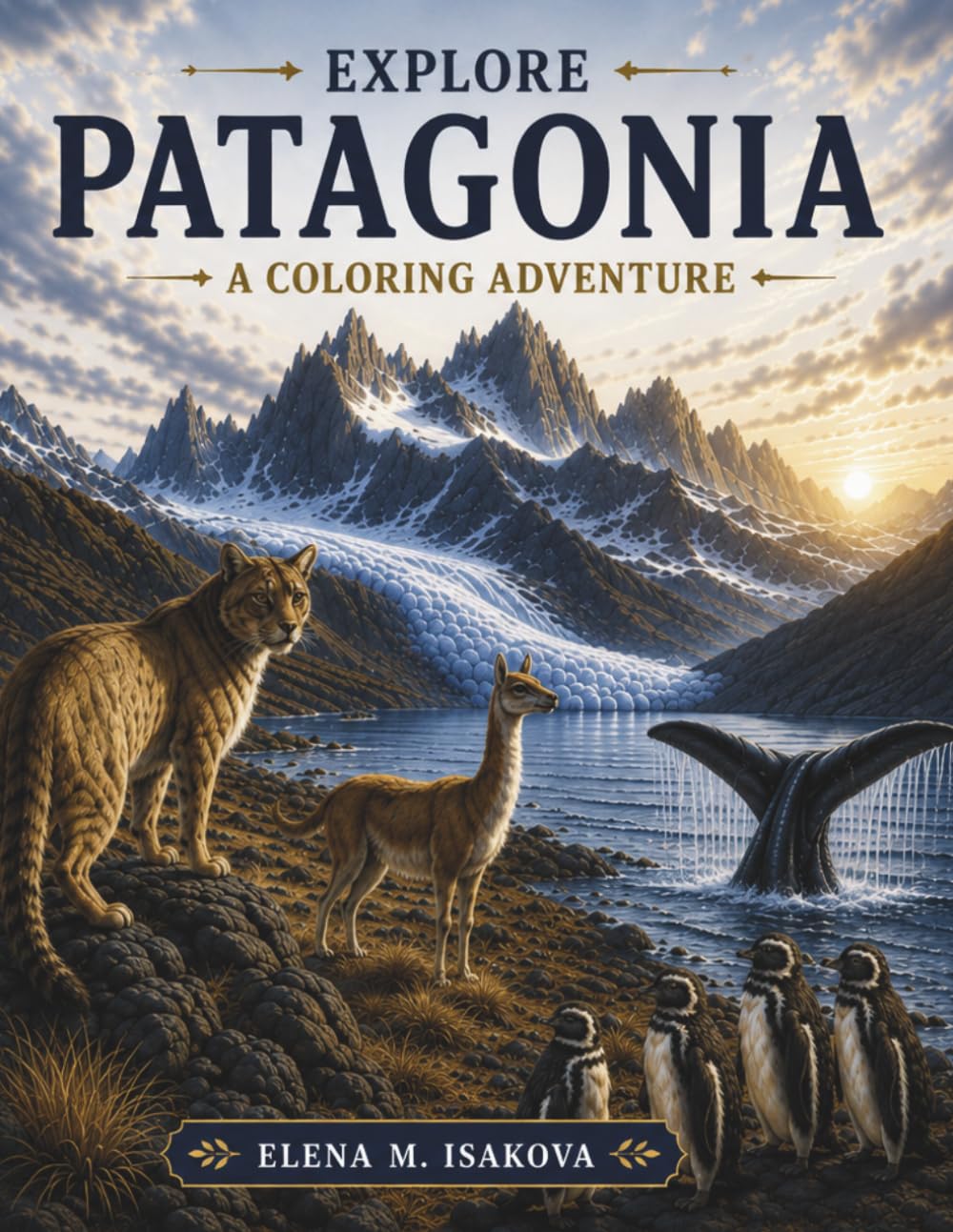 Explore Patagonia: Wildlife, Nature, Culture & Adventure Coloring Book for Kids