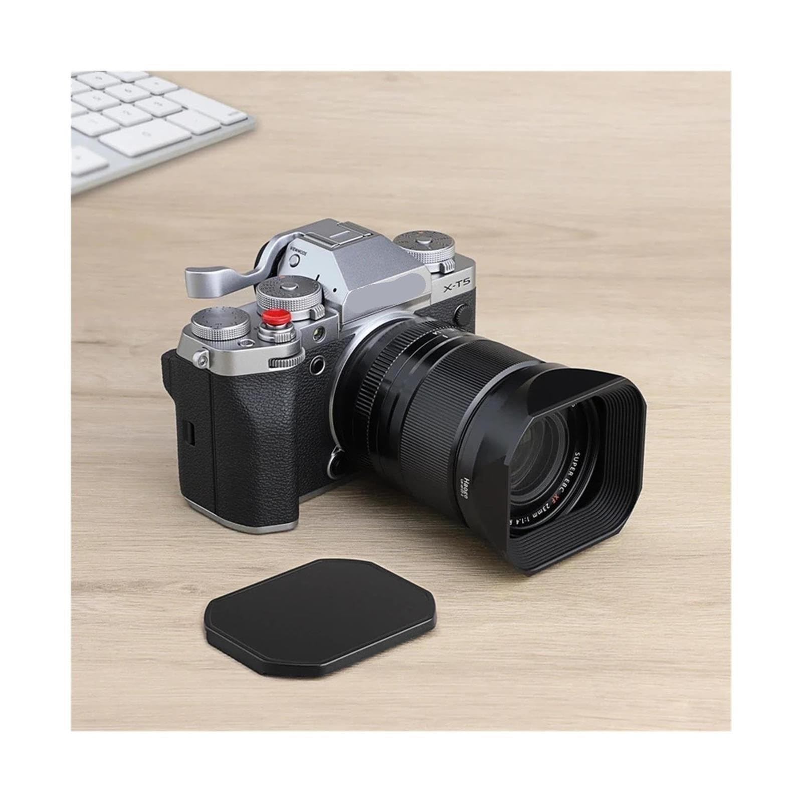 Pare-Soleil carré en métal, Compatible avec Fujifilm, XF16-50mm F2.8-4.8 R LM WR et XF33mm F1.4 R LM WR,XF 23mm F /1.4 R LM WR