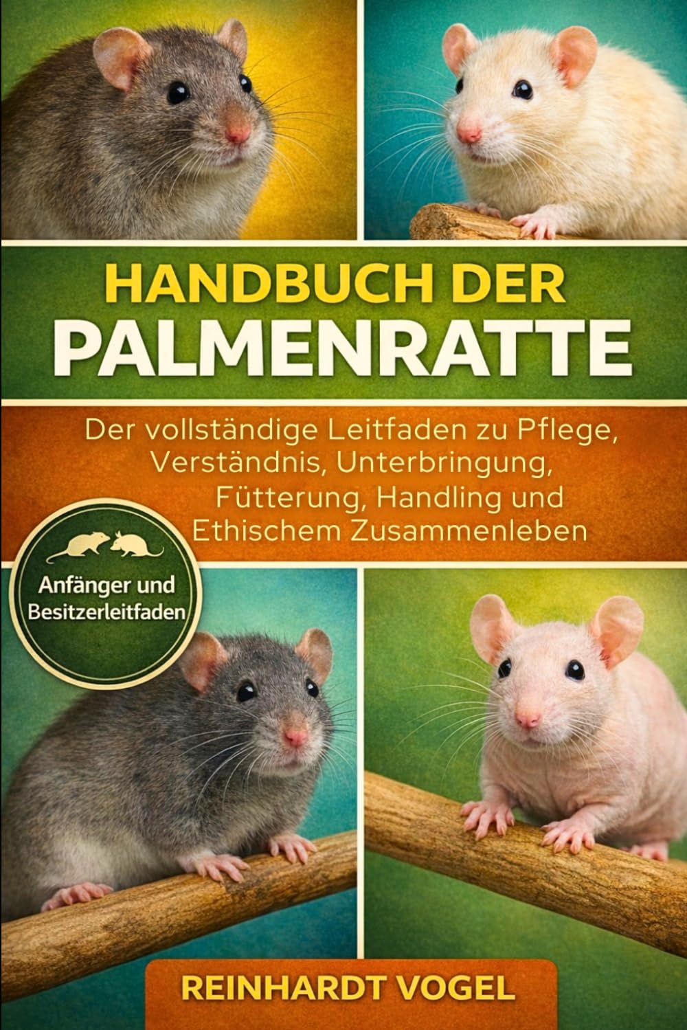 HANDBUCH DER PALMENRATTE: Der vollständige Leitfaden zu Pflege, Verständnis, Unterbringung, Fütterung, Handling und ethischem Zusammenleben