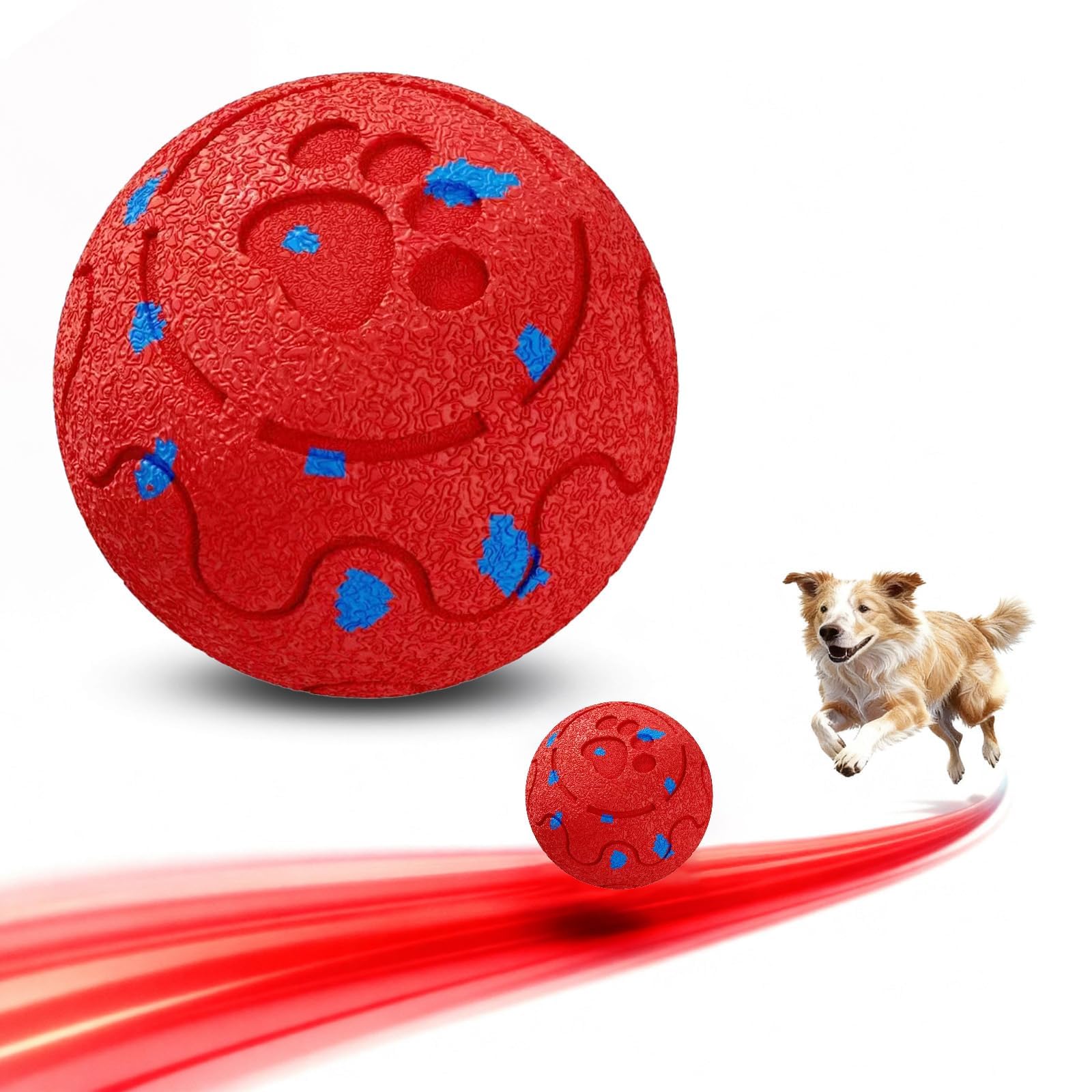 Jouets interactifs pour chien : balle auto-mobile avec roulement et rebondissement automatiques, matériau E-TPU amélioré, étanchéité IP54, activé par le mouvement – pour les garder occupés, cadeau