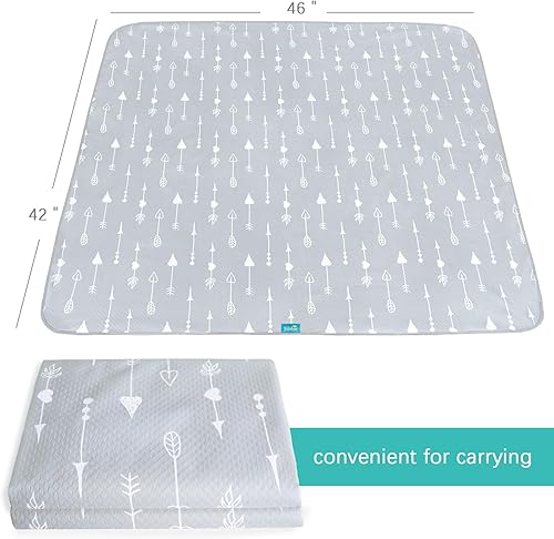 Miniatura 5 de Paquete de 2 alfombrillas para debajo de la silla alta, artes, manualidades y desorden alimentario, impermeable, para el tiempo de juego del bebé,