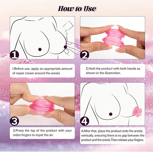 Miniatura 6 de Juego sexual para chupones de pezón, juguete sexual transparente rosa para pezones, juguetes sexuales para parejas femeninas BDSM, juguetes sexuales