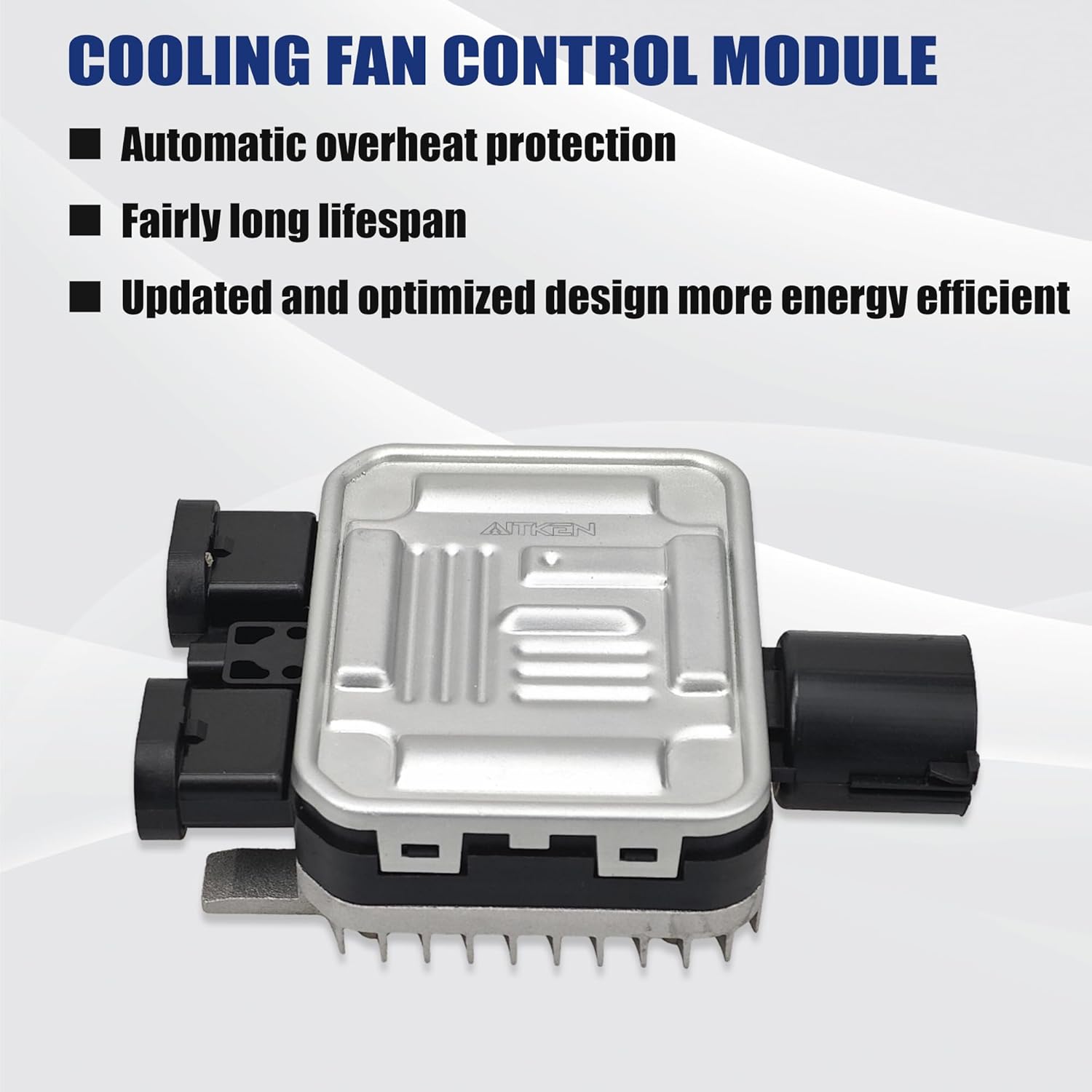 AITKEN Engine Cooling Fan Control Module Compatible with Ford Edge(w/Towing) S-MAX Land Rover LR2 Lincoln Volvo XC70 S80 S60 V60 XC60 Replace #7T43-8C609-BA LR011907.