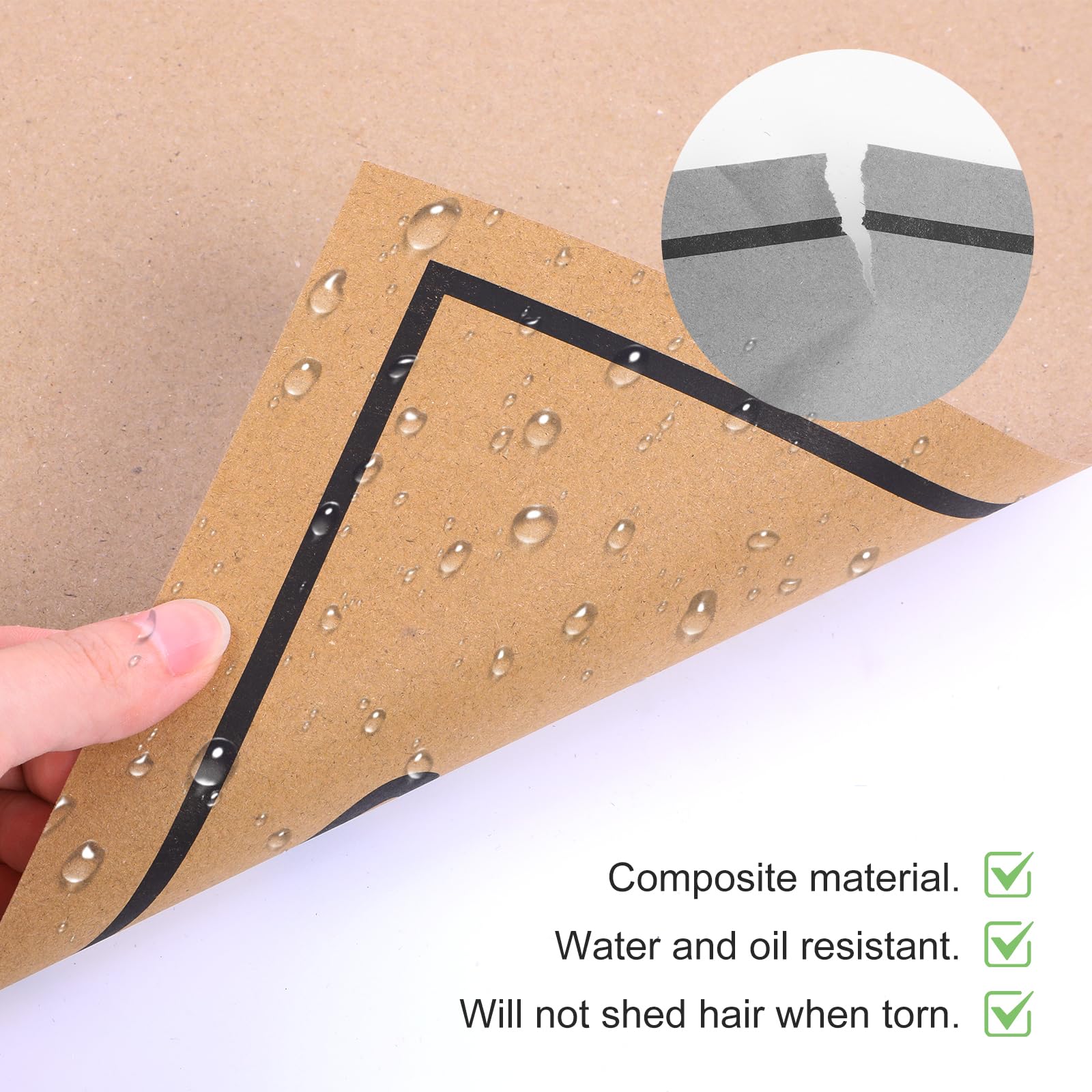 100 Pcs Paper Floor Mats for Cars 16x20 Inch Disposable Brown Automotive Floor Mats Temporary Cars Floor Protective — view 3