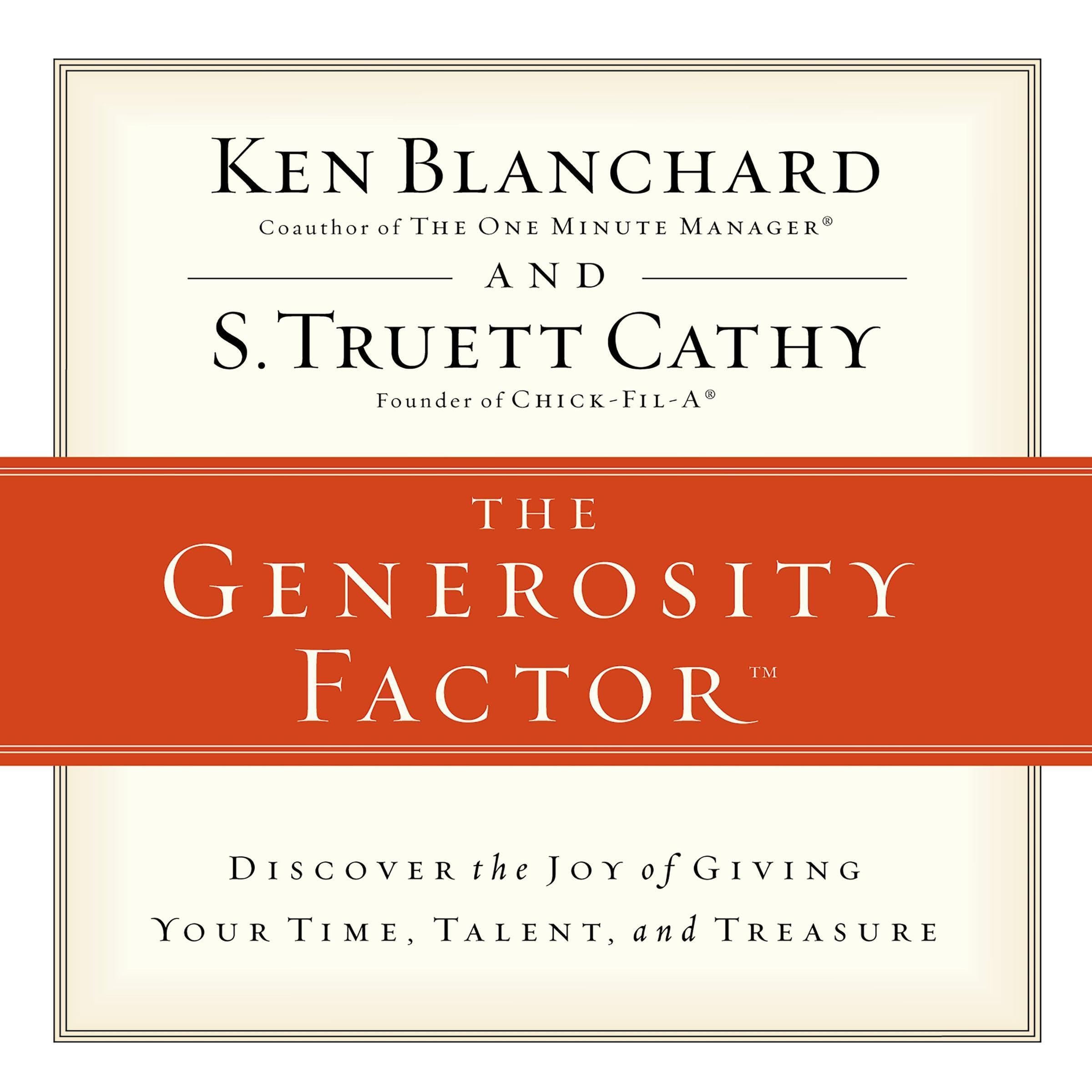 Cover art for The Generosity Factor