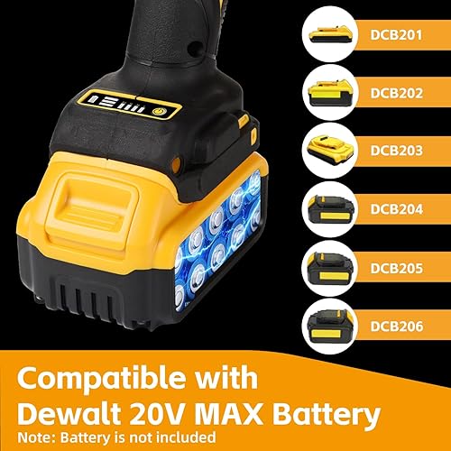 Miniatura 5 de Amoladora angular inalámbrica compatible con batería Dewalt 20V Max (SIN batería) (SIN ruedas) Amoladora angular sin escobillas de 4-12" para corte,