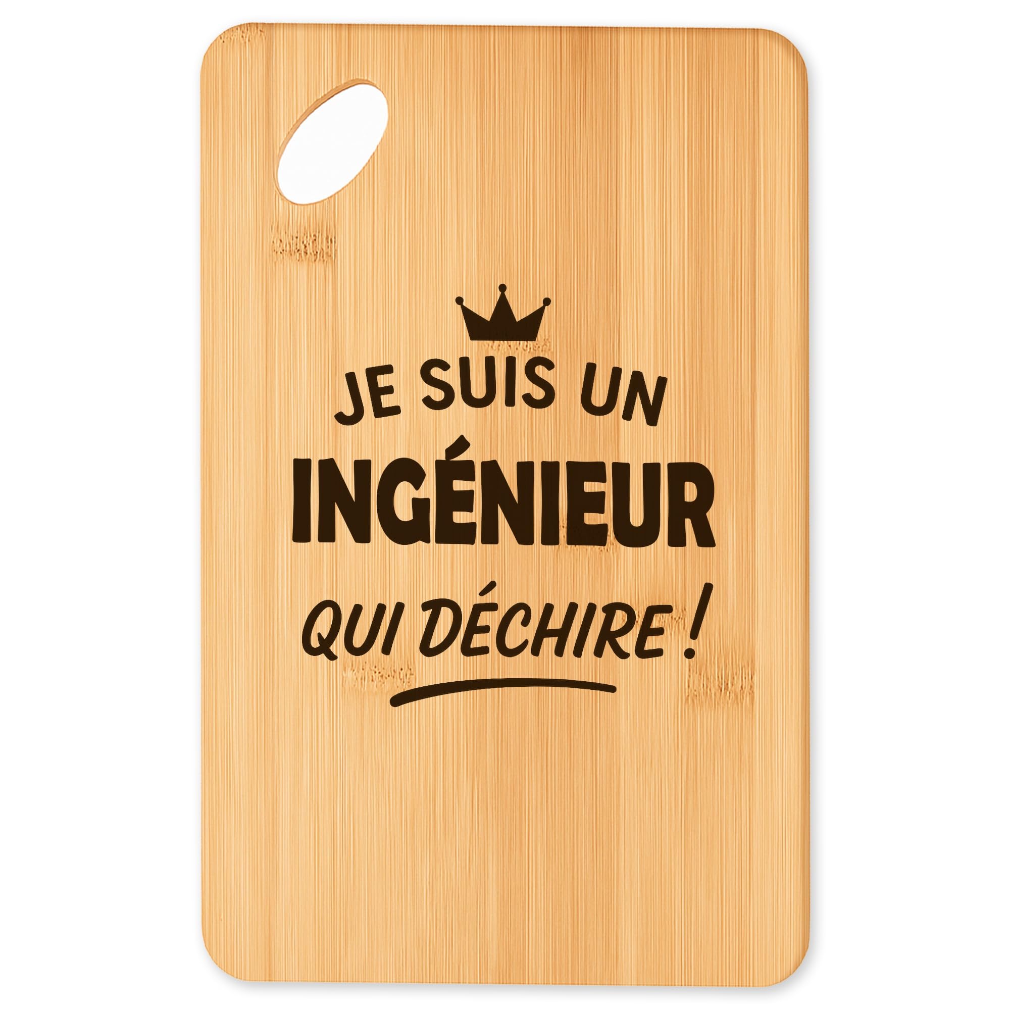 Planche à découper robuste en bambou avec surface haute résistance pour cuisine