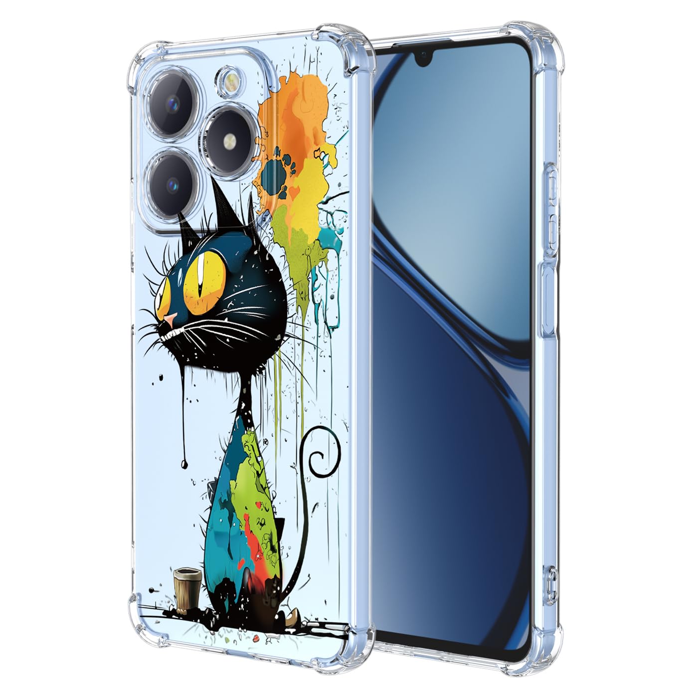 Custodia Trasparente In TPU Per Xiaomi 15T Pro 5G, Motivo Flower Bush - Protezione Antiurto Sottile, Con Foro Per Cordino