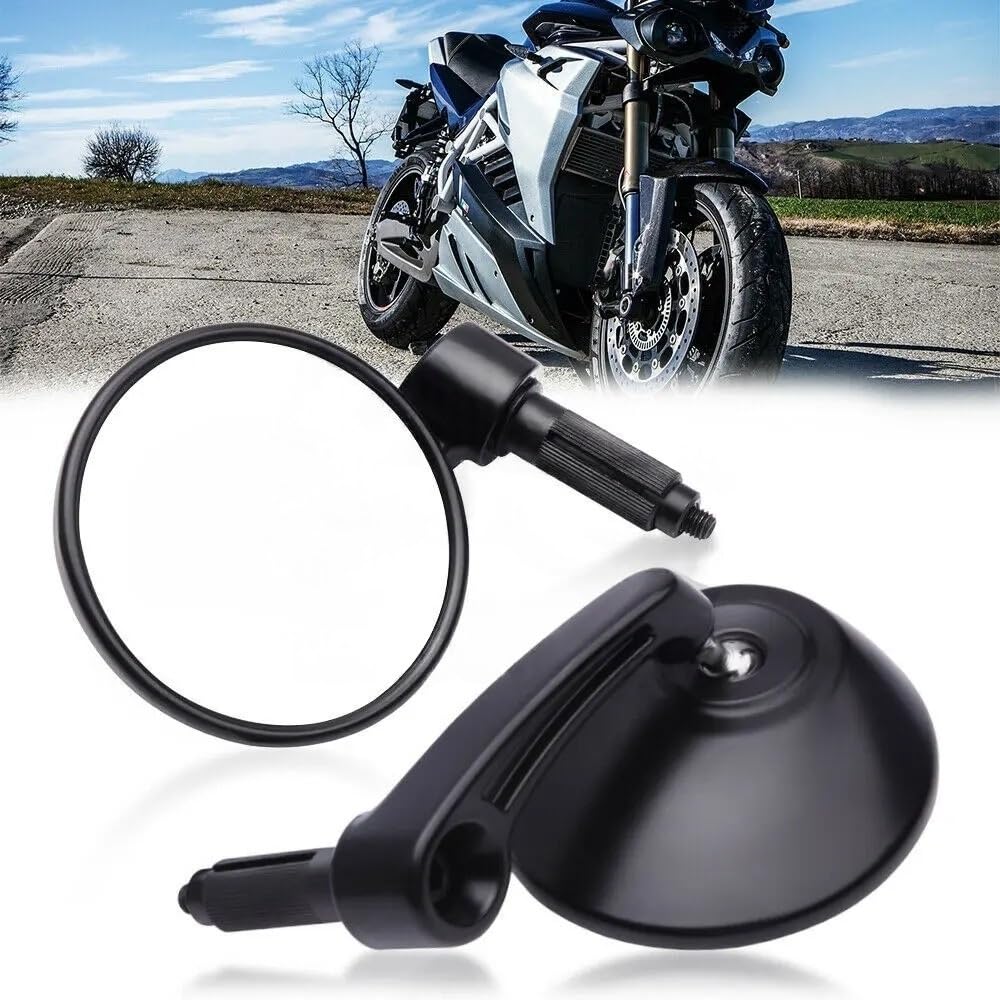 Lusterko Wsteczne Motocykla Z Okrągłym Zakończeniem Drążka Motocyklowe Lusterka Wsteczne