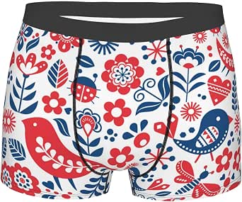 Intimo floreale uomo boho mutandine boxer bauli prospettiva slip vita