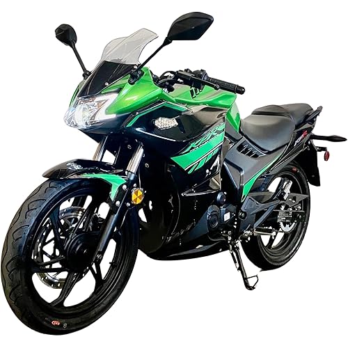 Lifan KPR 200 | 200cc Motorcycle | Fuel-Injected | 6-Speed (Green)