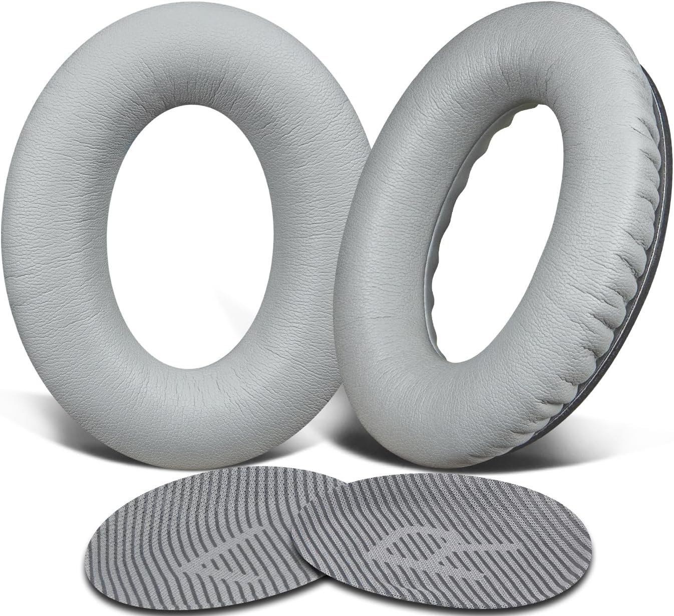 SoloWIT Earpads for Bose QC35, QC35 ii, QC45 - Silver